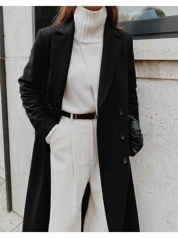 Lysse | Black Casual Winter Coat