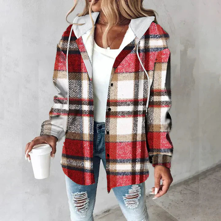 Checked Autumn Jacket for Women