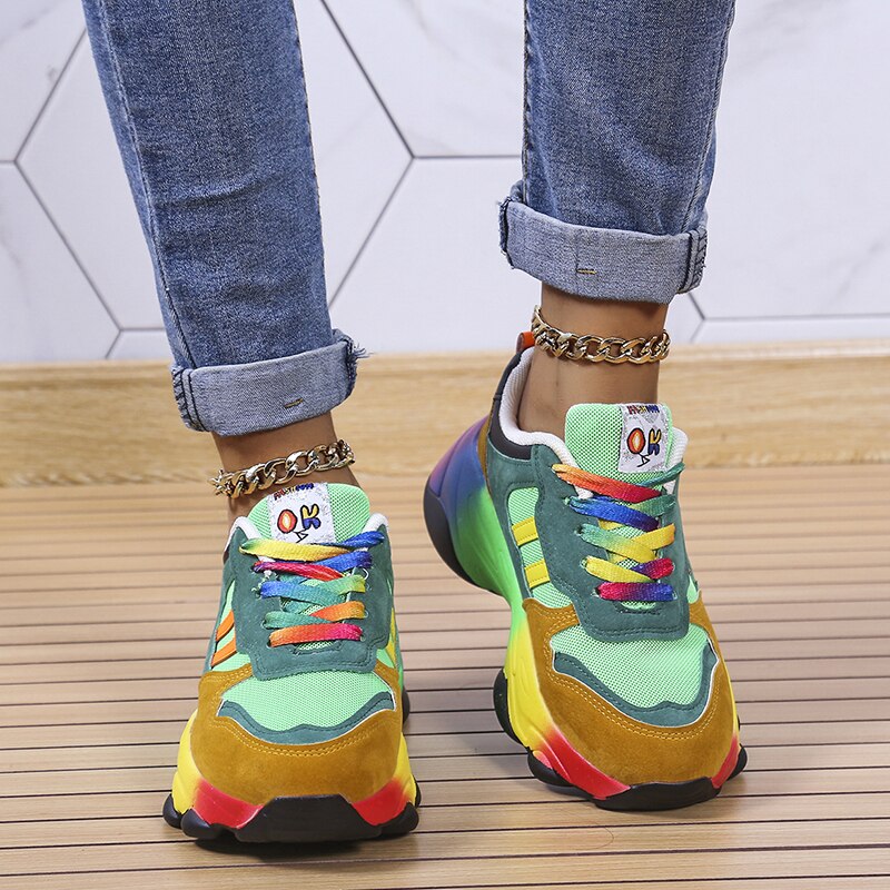 Swiftstep Comfortable Rainbow Sneakers