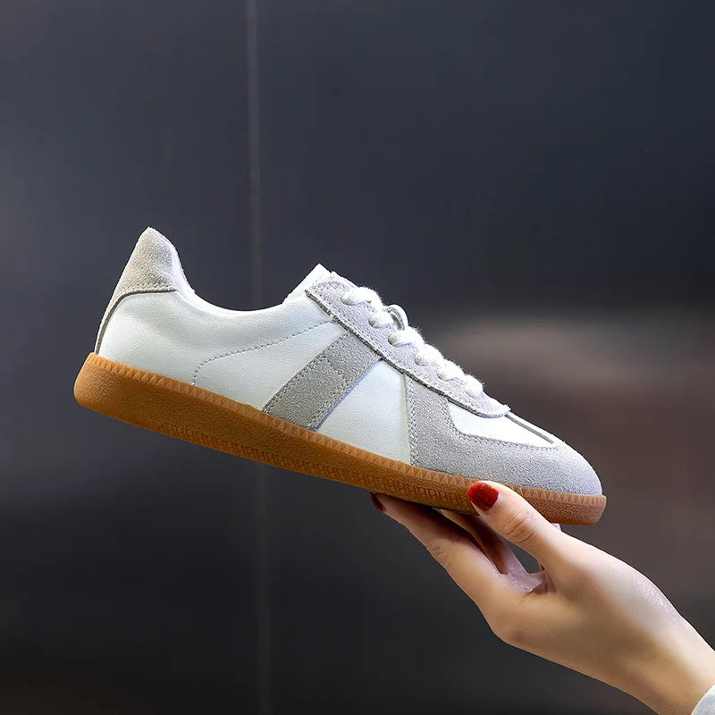 Sneakers Made Of Genuine Leather