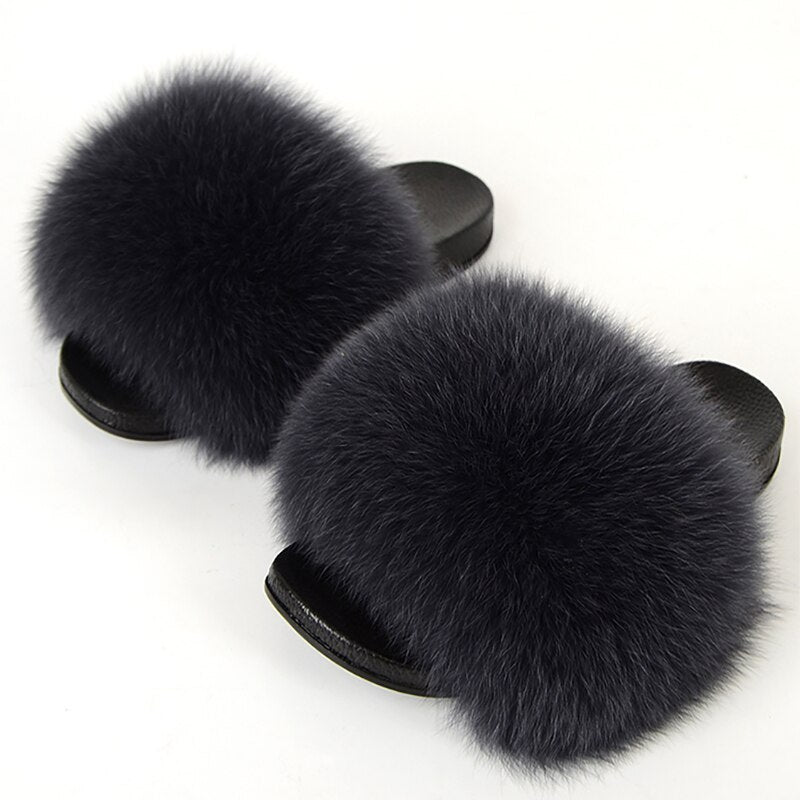 Moda Fay Fluffy Slippers Cheerful & Colorful Women's Shoes For Summer