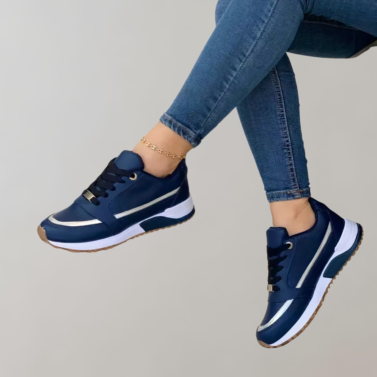 Stylish Low Top Lace-Up Sneakers For Women For Everyday Usesporty Casual Fashion Sneakers