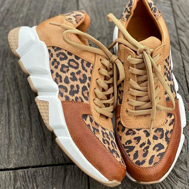 Sneakers With Leopard Patternkiana