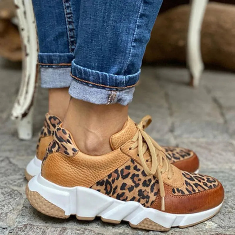 Sneakers With Leopard Patternkiana