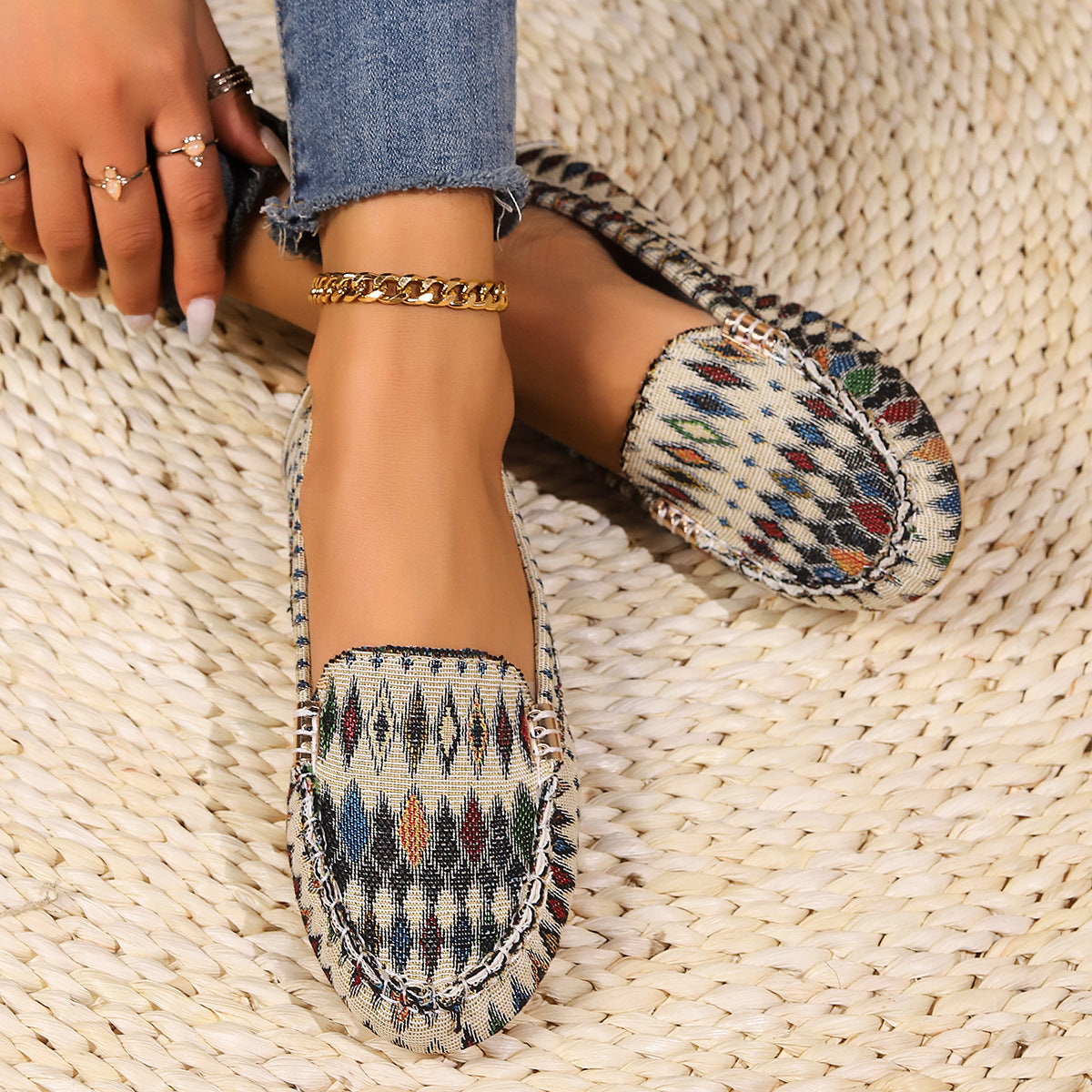 Ladies Elegant Textured Slippers