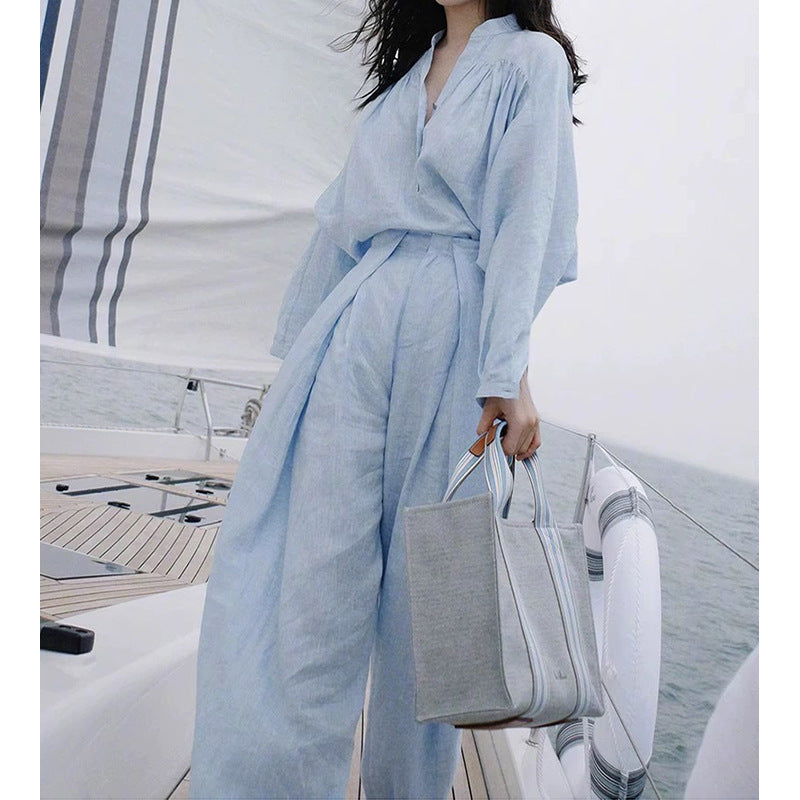 Women's Relaxed Fit Linen Jumpsuit