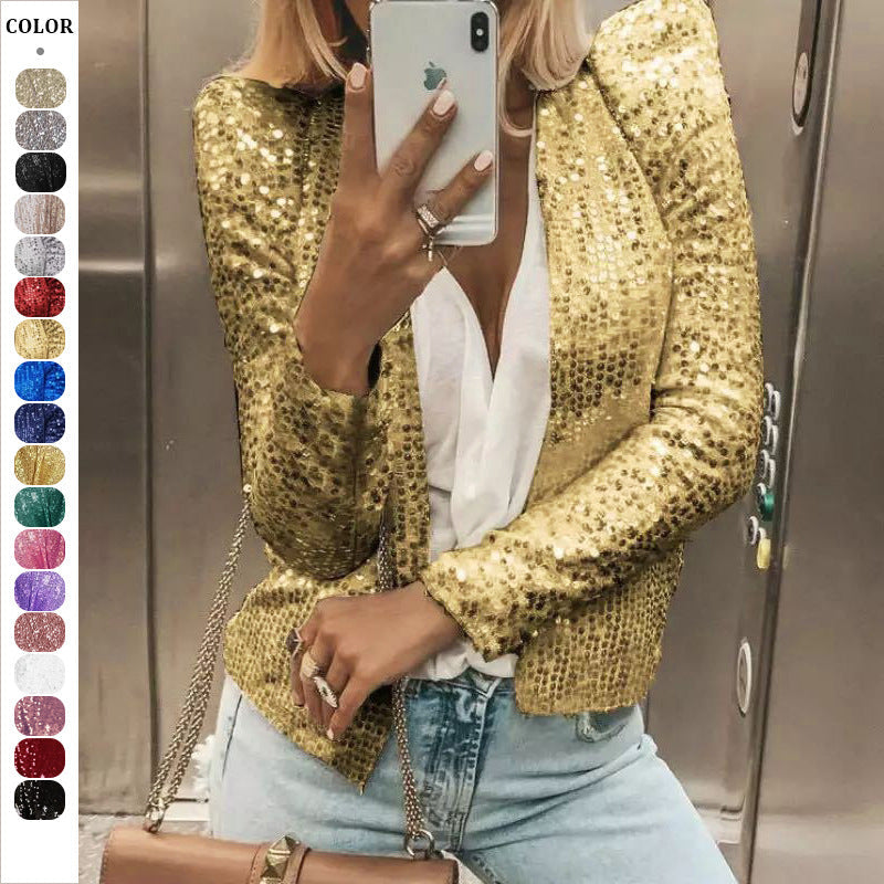 Ladies Glittering Cardigan
