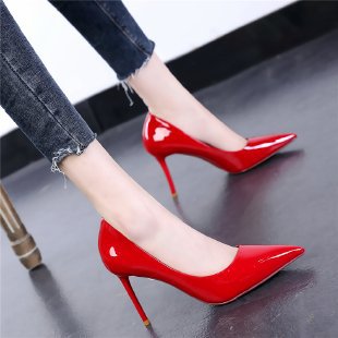 Women's High Gloss Stiletto Heels