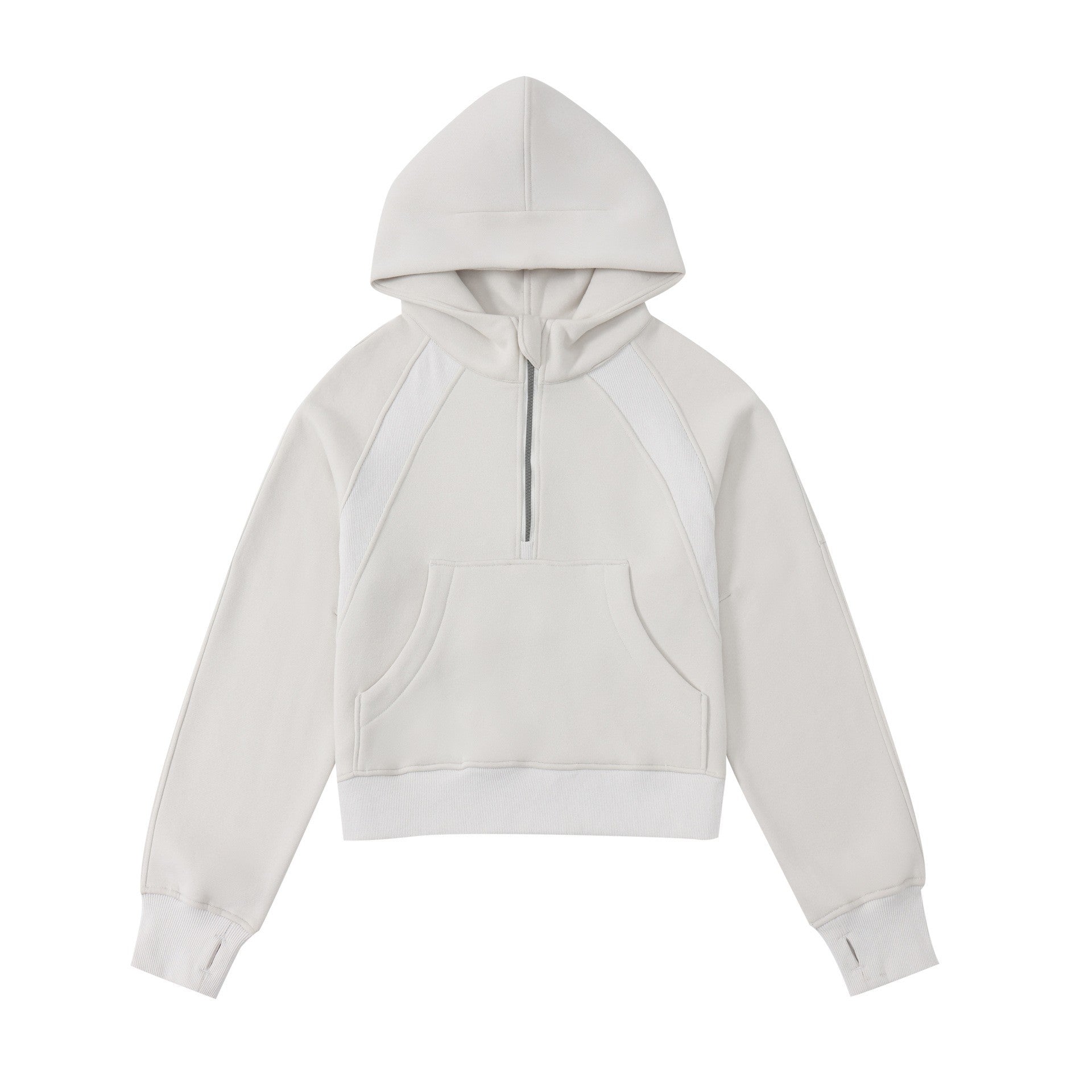 Women's Cropped Zip-up Hoodie