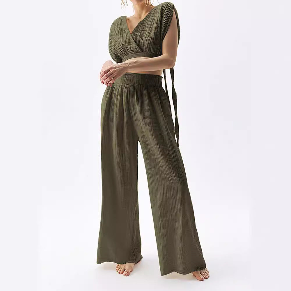 Women's Casual Two-Piece Jumpsuit