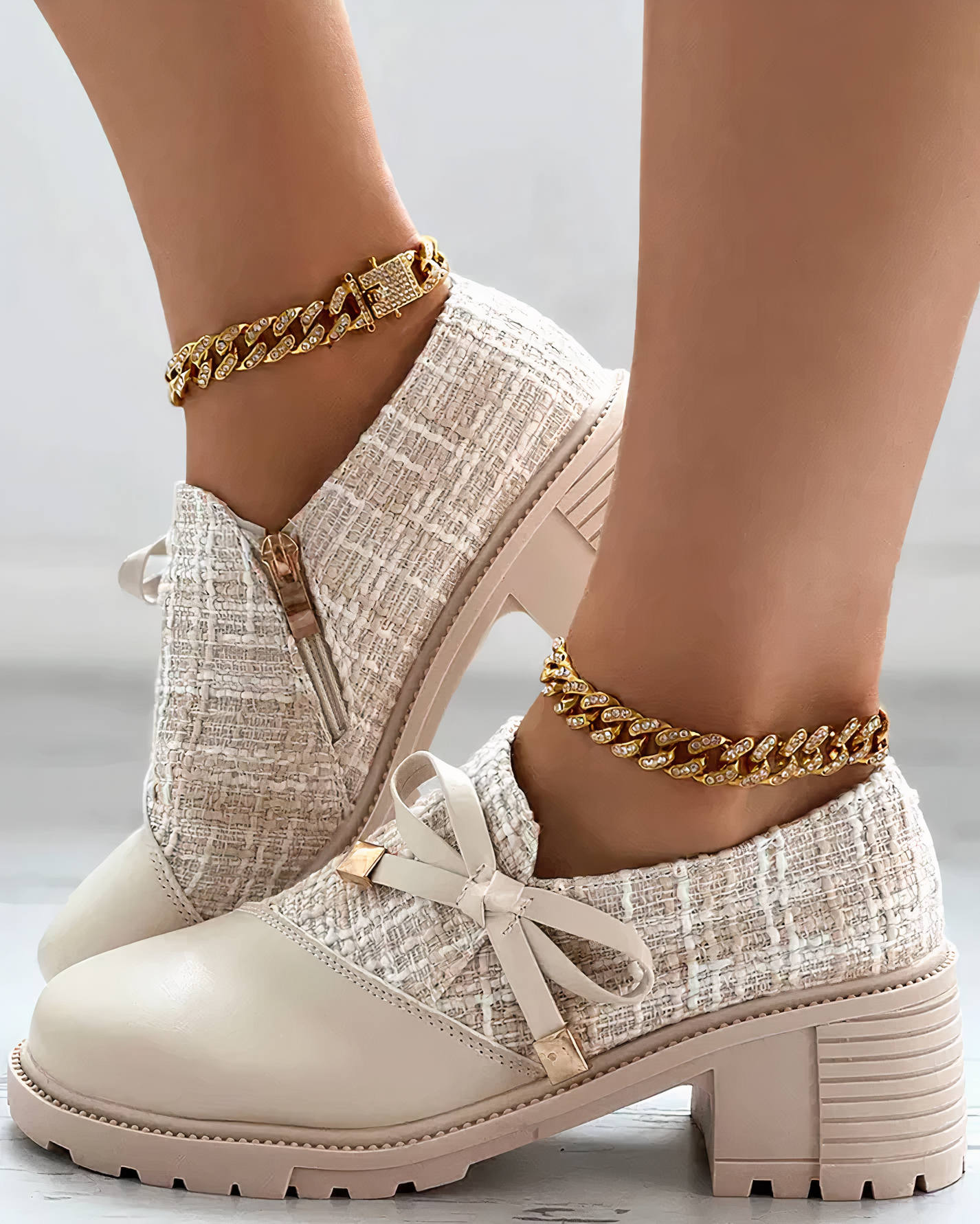 Thick Heels With Point