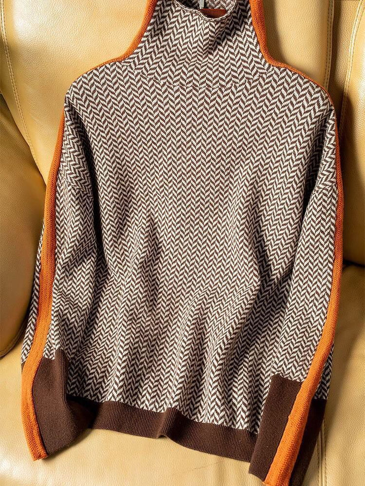 Turtleneck Sweater Made of Cashmere for Women