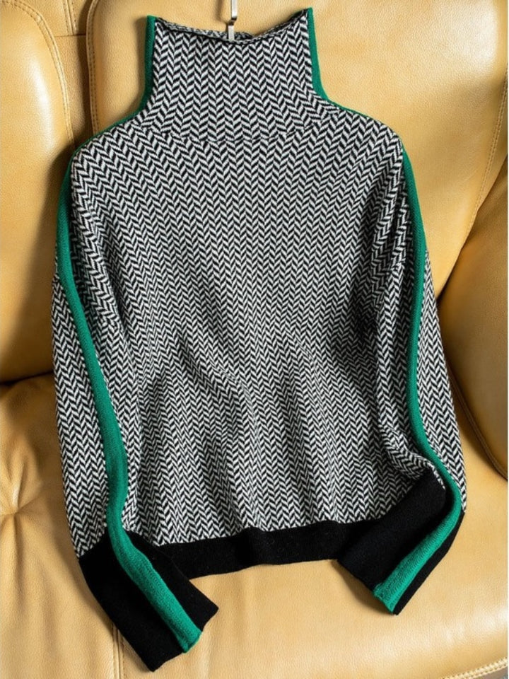 Turtleneck Sweater Made of Cashmere for Women