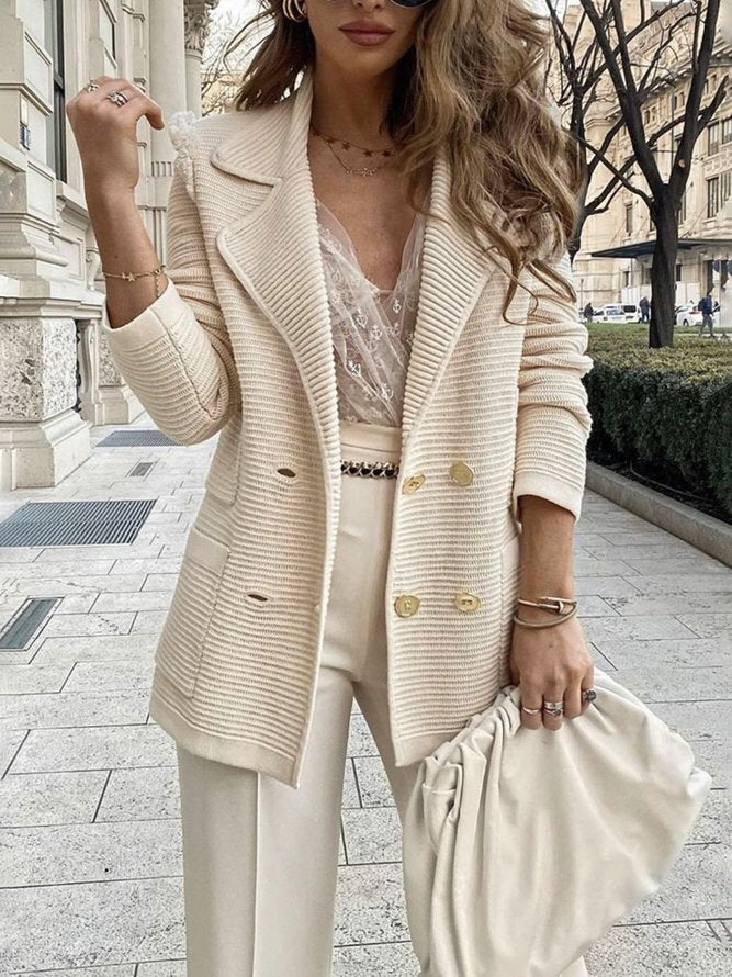Fashion Blazer Cardigan - Stylish & Warm