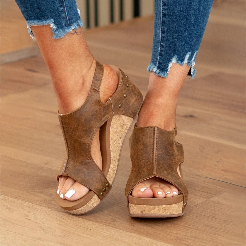 Summer Sandals Made Of Leather
