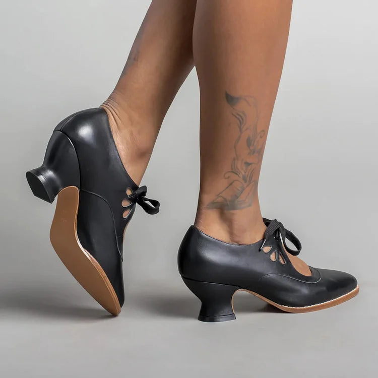 Edwardian Leather Shoes For Women