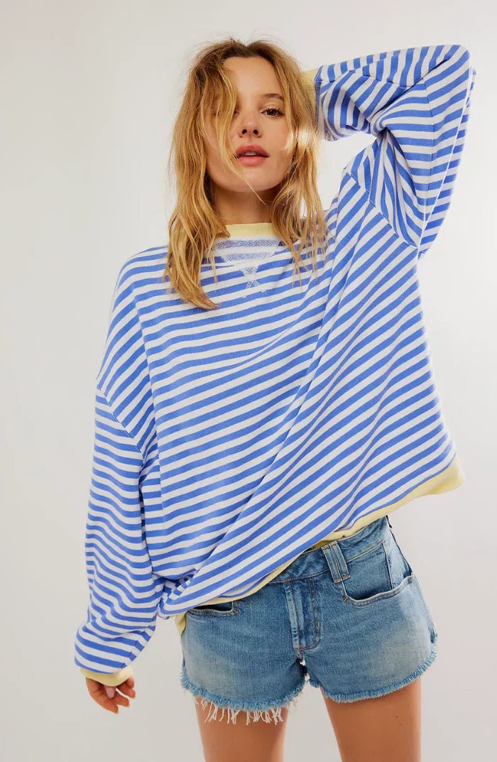 Lysse | Striped Oversized Sweater - Lysse - heidimode20250703