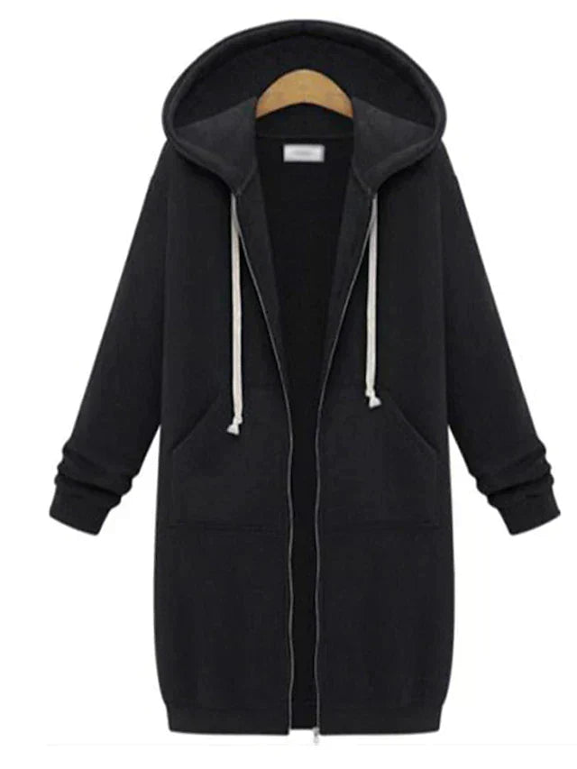 Lysse | Zip-Up Hoodie knee-length