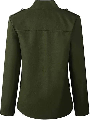 Women's Blazer With Stand-Up Collar