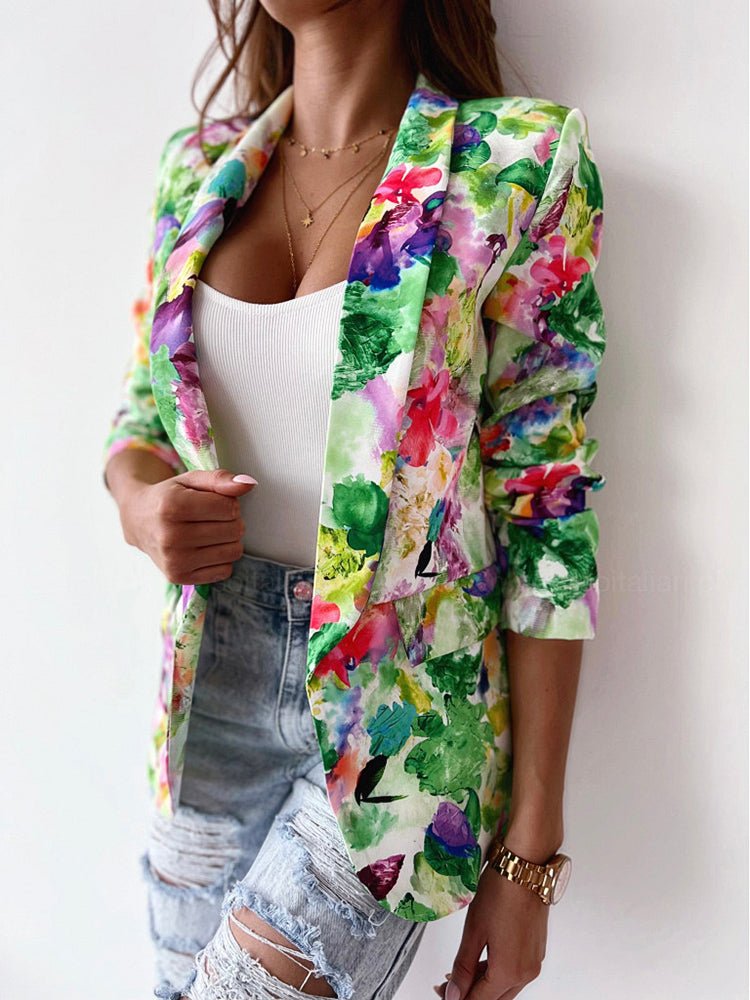 Lysse | Women's Blazer with Floral Pattern Business Casual and Stylish