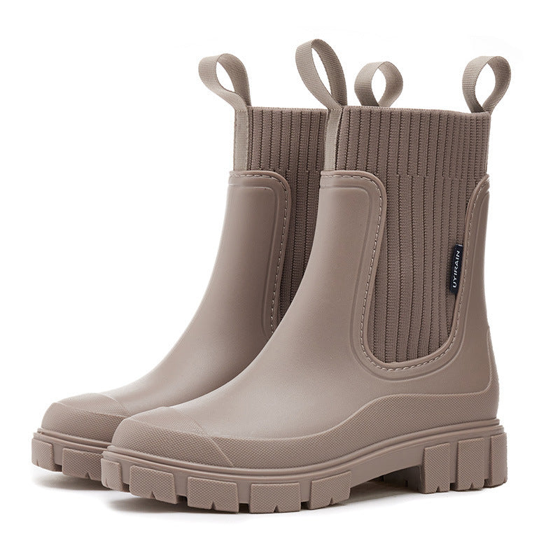 Rain boots - Waterproof with anti-slip sole, Perfect for rainy weather