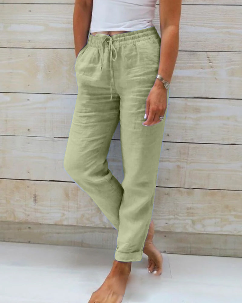 Pants Made Of Cotton And Polyester