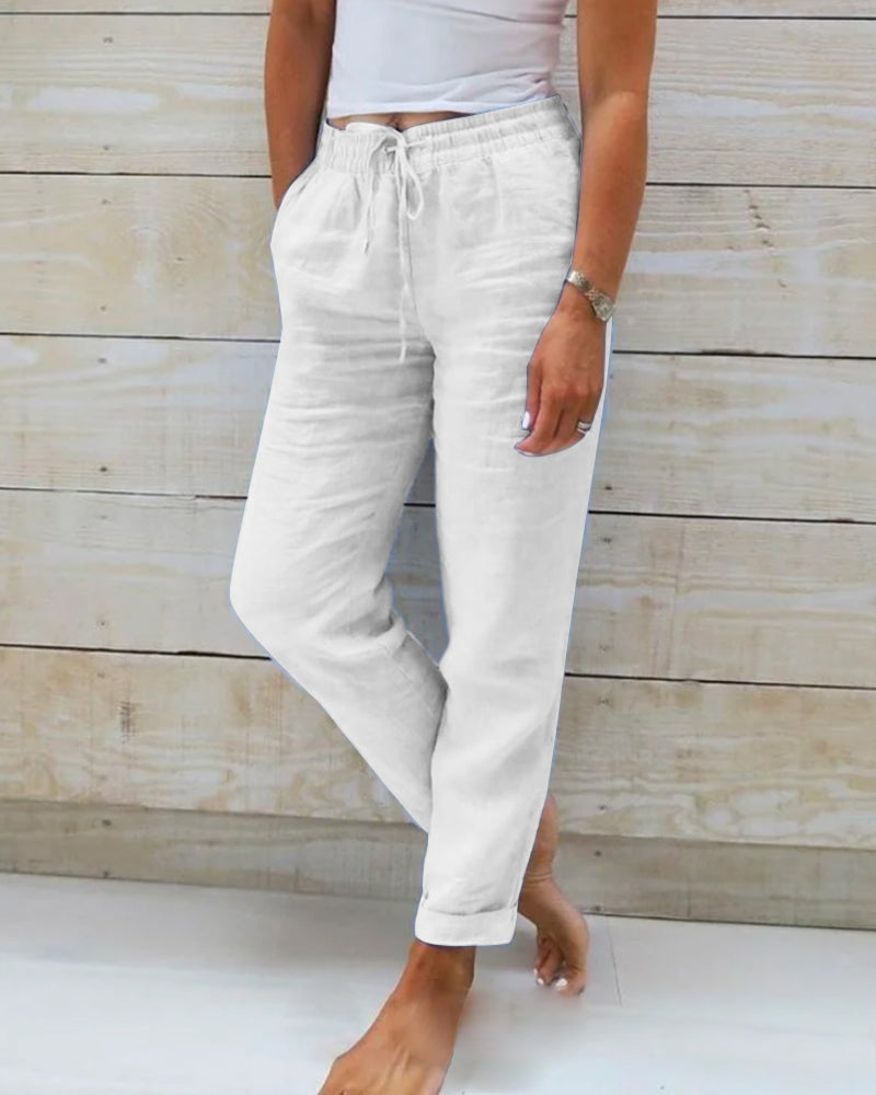 Pants Made Of Cotton And Polyester