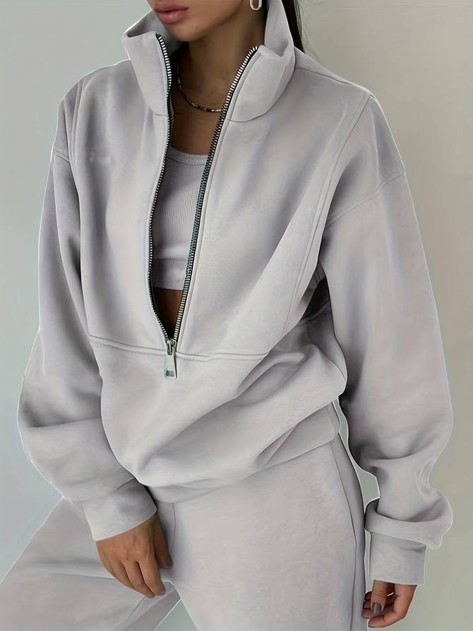 Lysse-Fashion | Jogging Set With Half-High Zipper