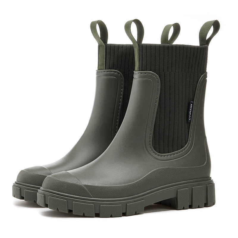 Rain boots - Waterproof with anti-slip sole, Perfect for rainy weather