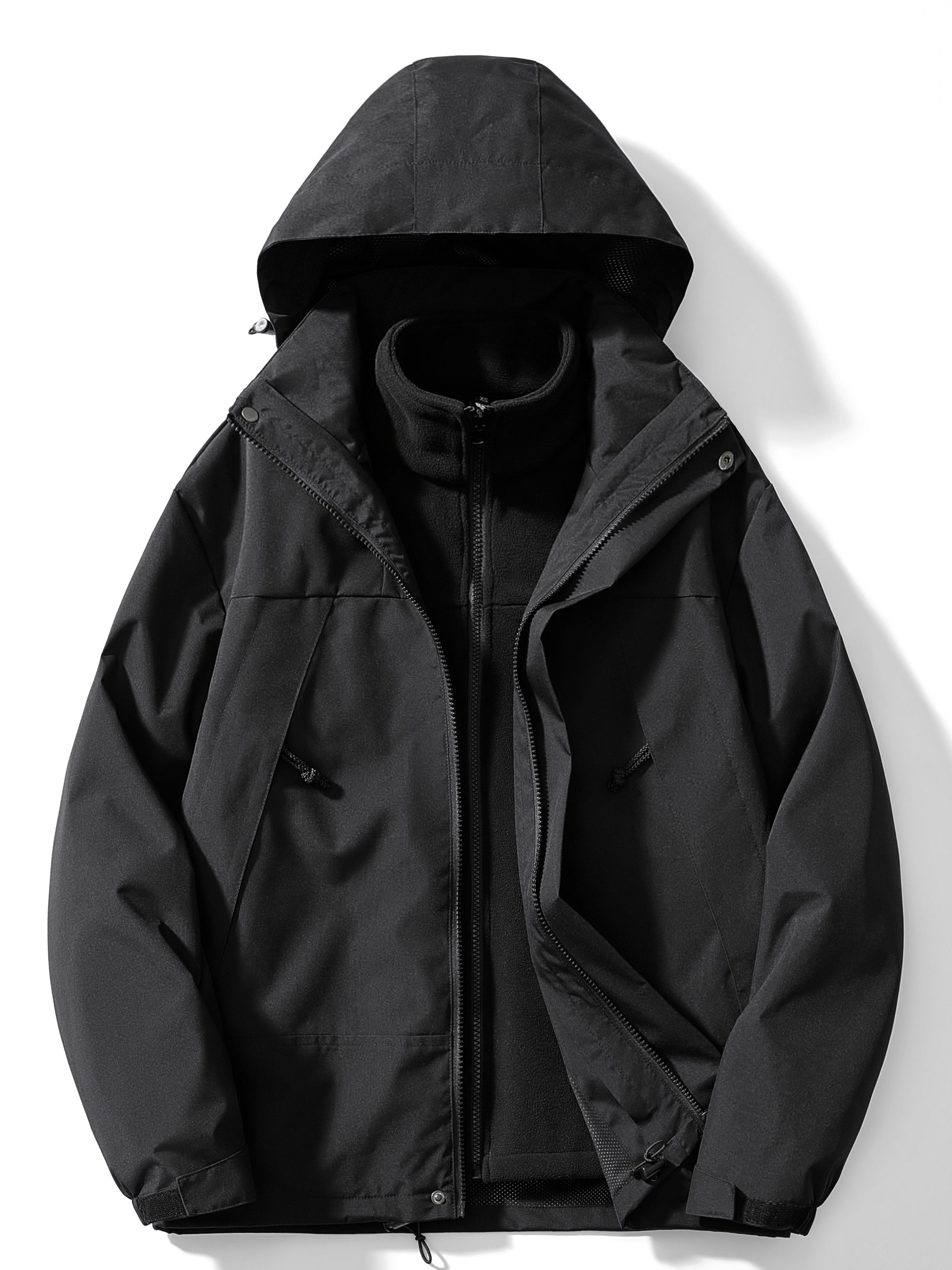Lysse Fashion | 3-in-1 Fleece Winter Jacket with Hood for Women