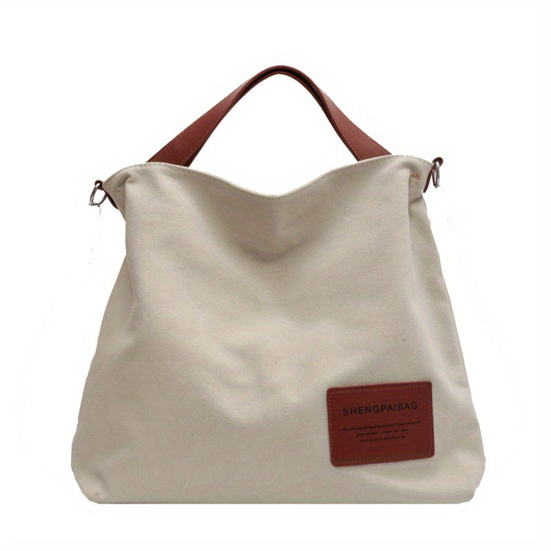 Adelebag Simple Shoulder Bag Made Of Canvas