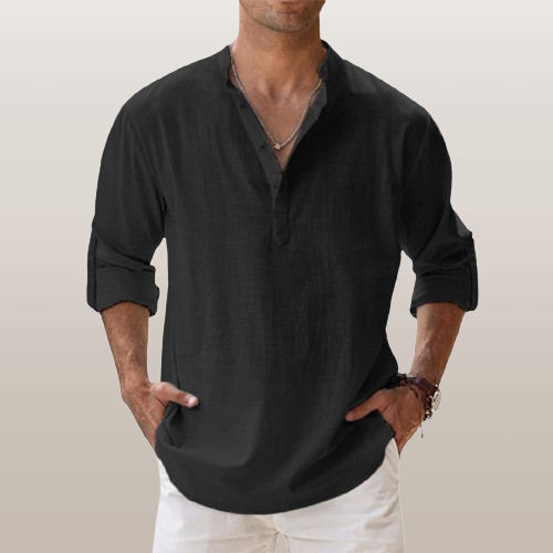 Linen Shirt With Long Sleeves