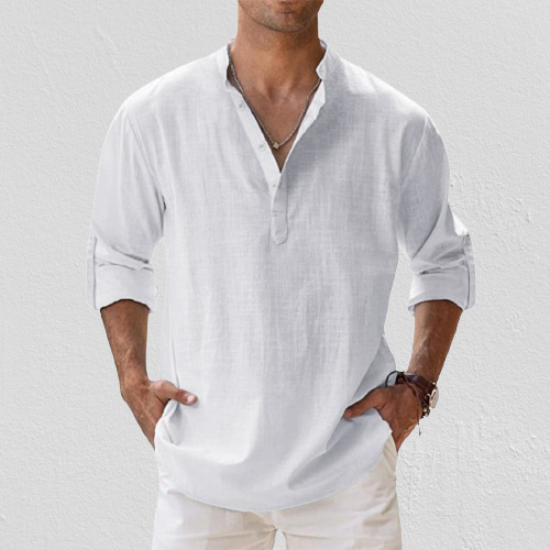 Linen Shirt With Long Sleeves
