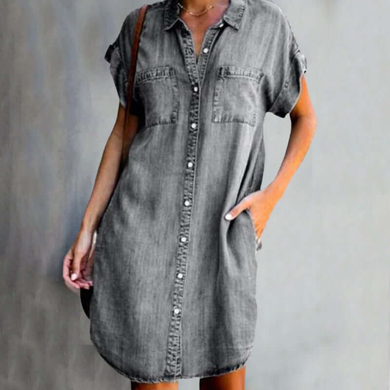 Denim dress