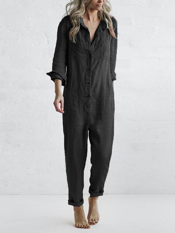 Sydneylong-Sleeved Jumpsuit