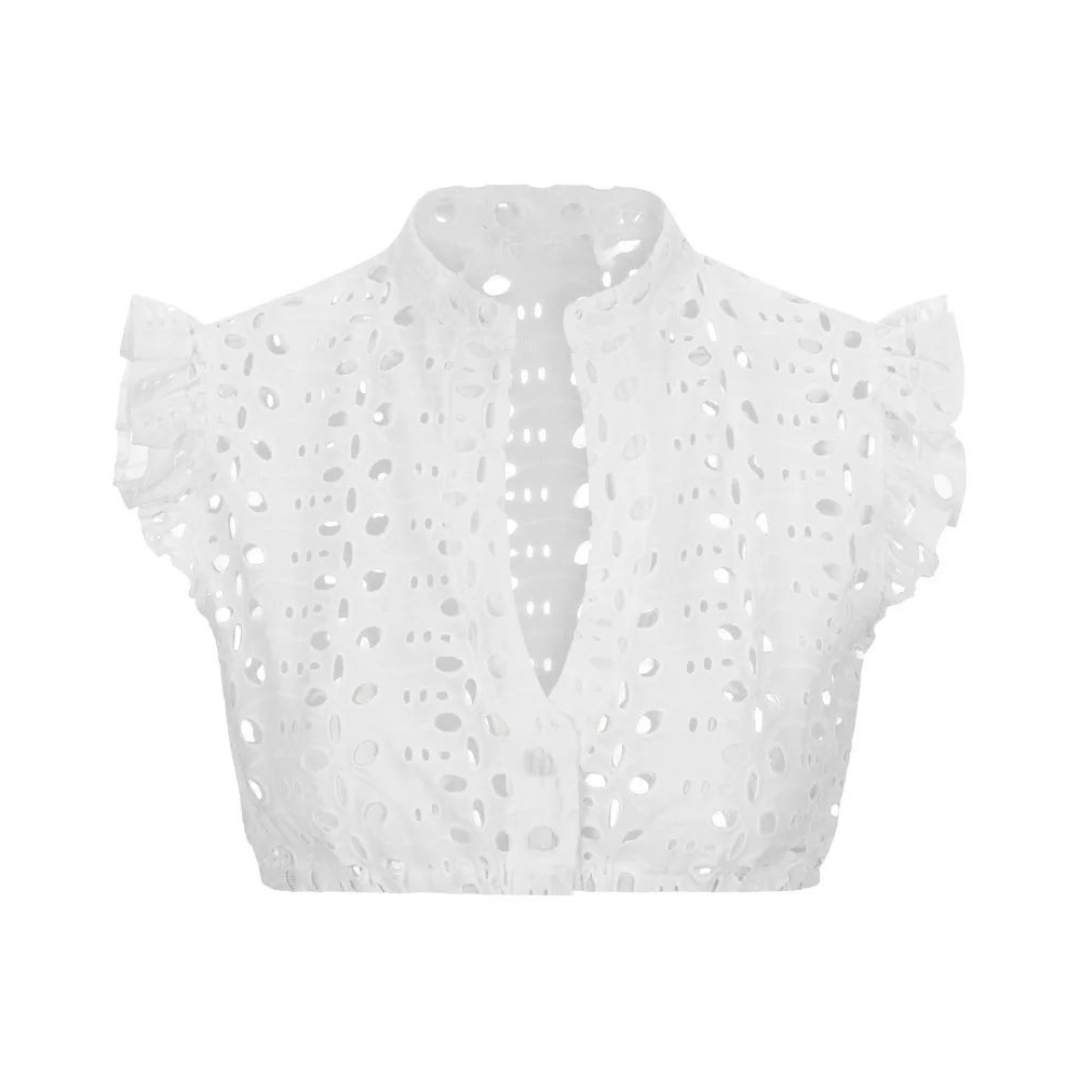 Short-sleeved Dirndl Blouse for Women
