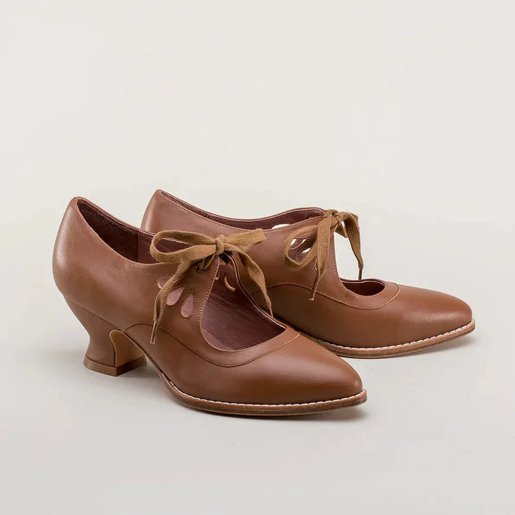 Edwardian Leather Shoes For Women