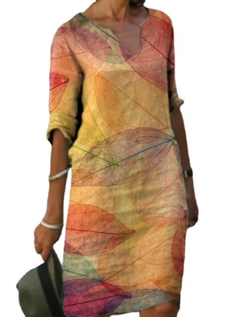 Stylish and Cozy Linen Dress