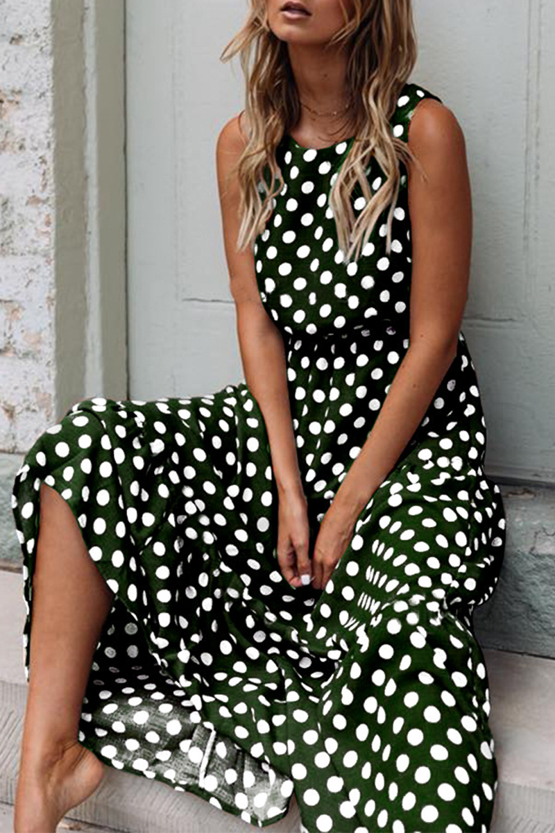 Dot Patchwork Dress