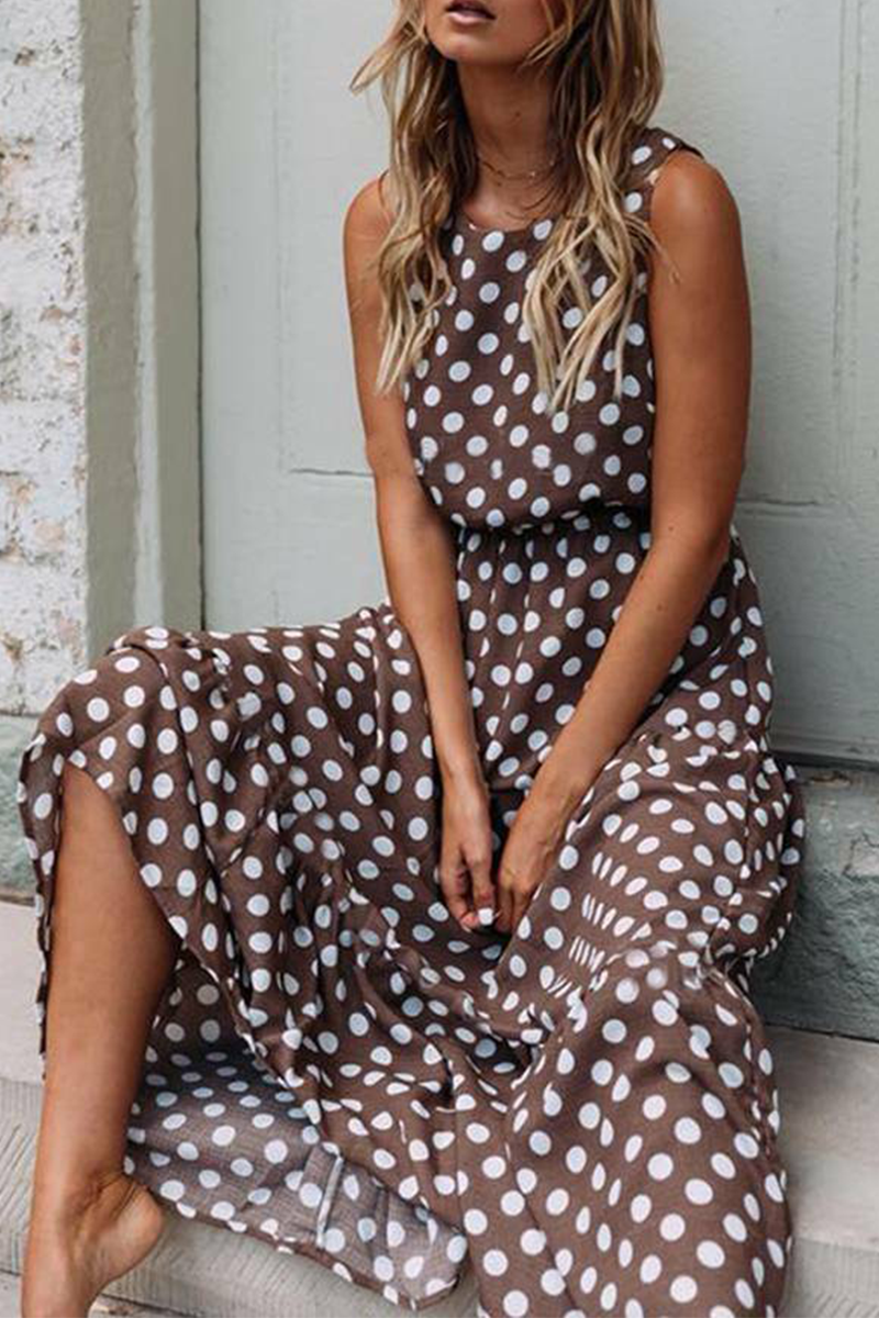 Dot Patchwork Dress