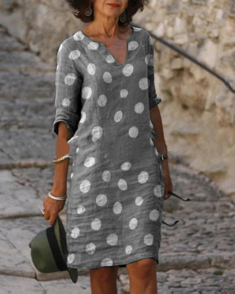 Stylish and Cozy Linen Dress