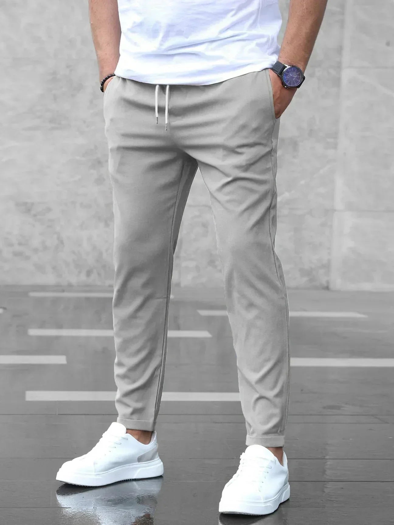 Comfort pants with stretch