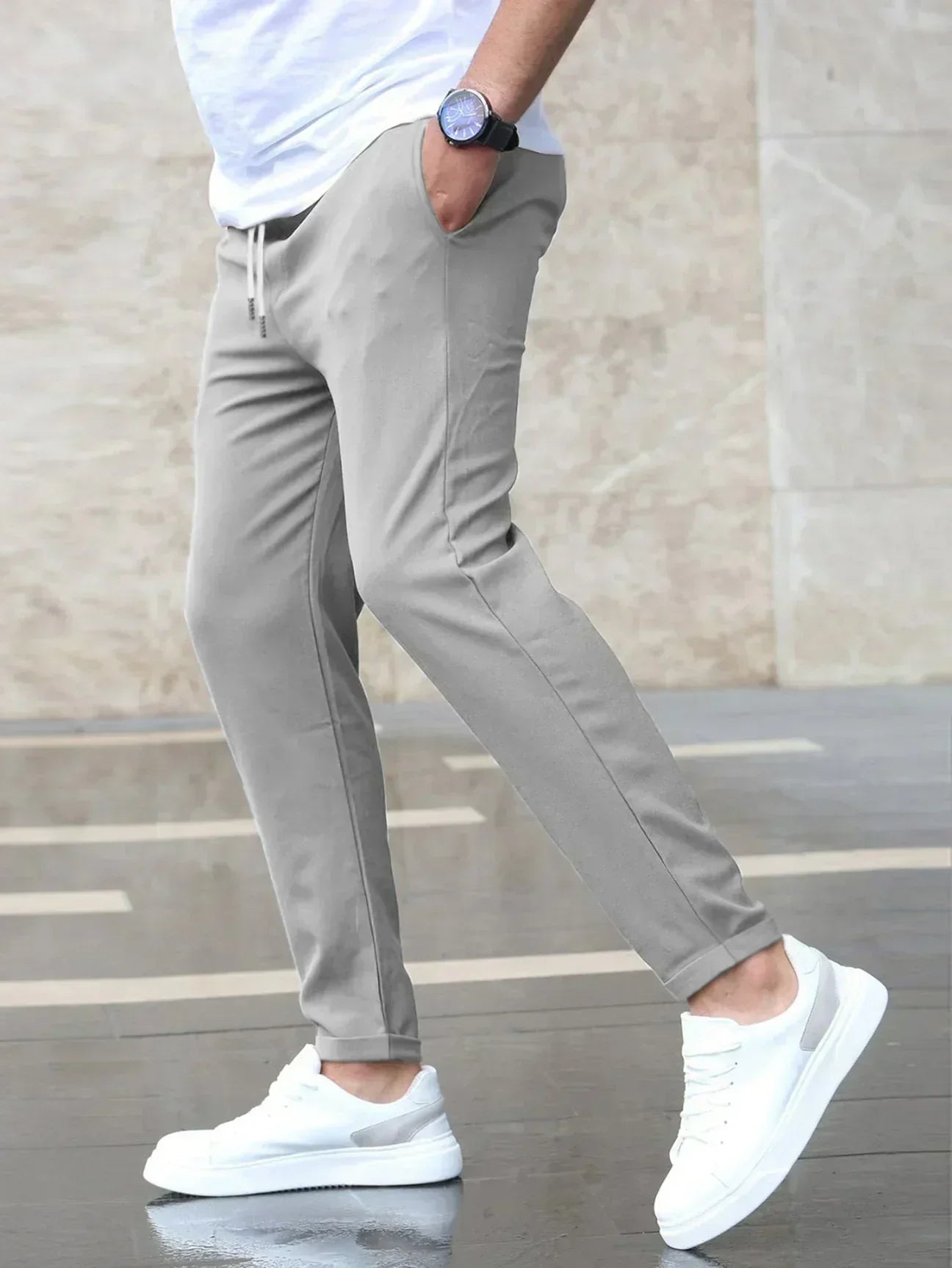 Comfort pants with stretch