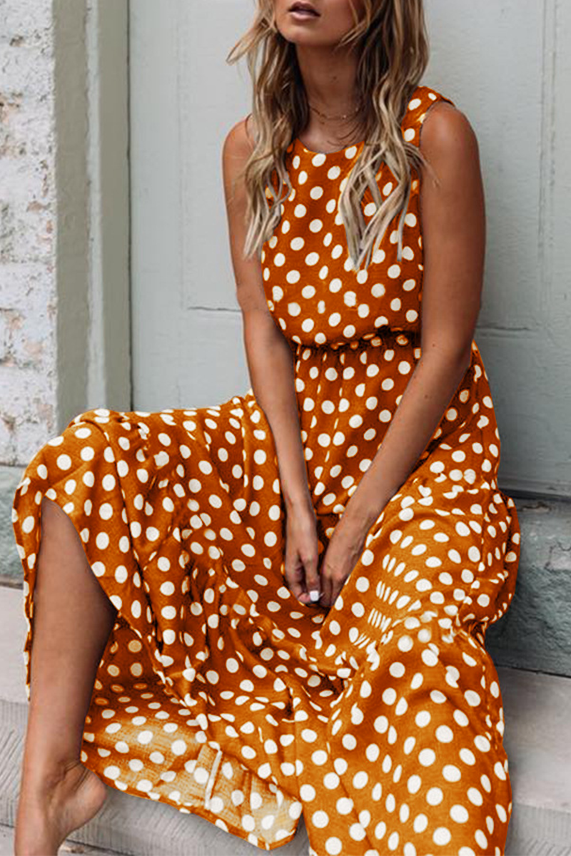 Dot Patchwork Dress