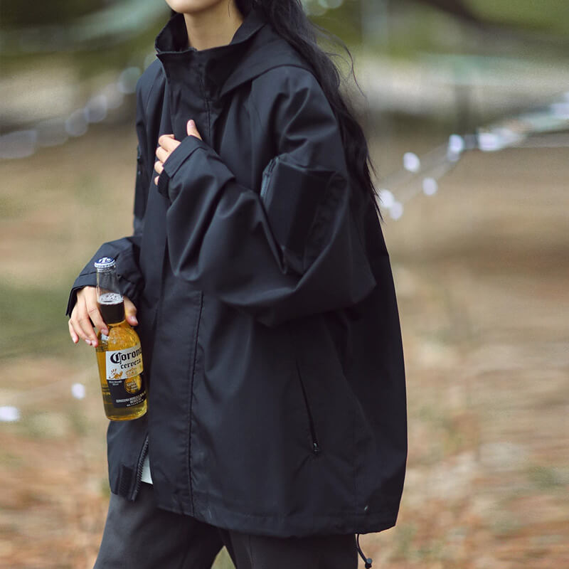 Lysse | Oversized Waterproof Jacket With Zipper