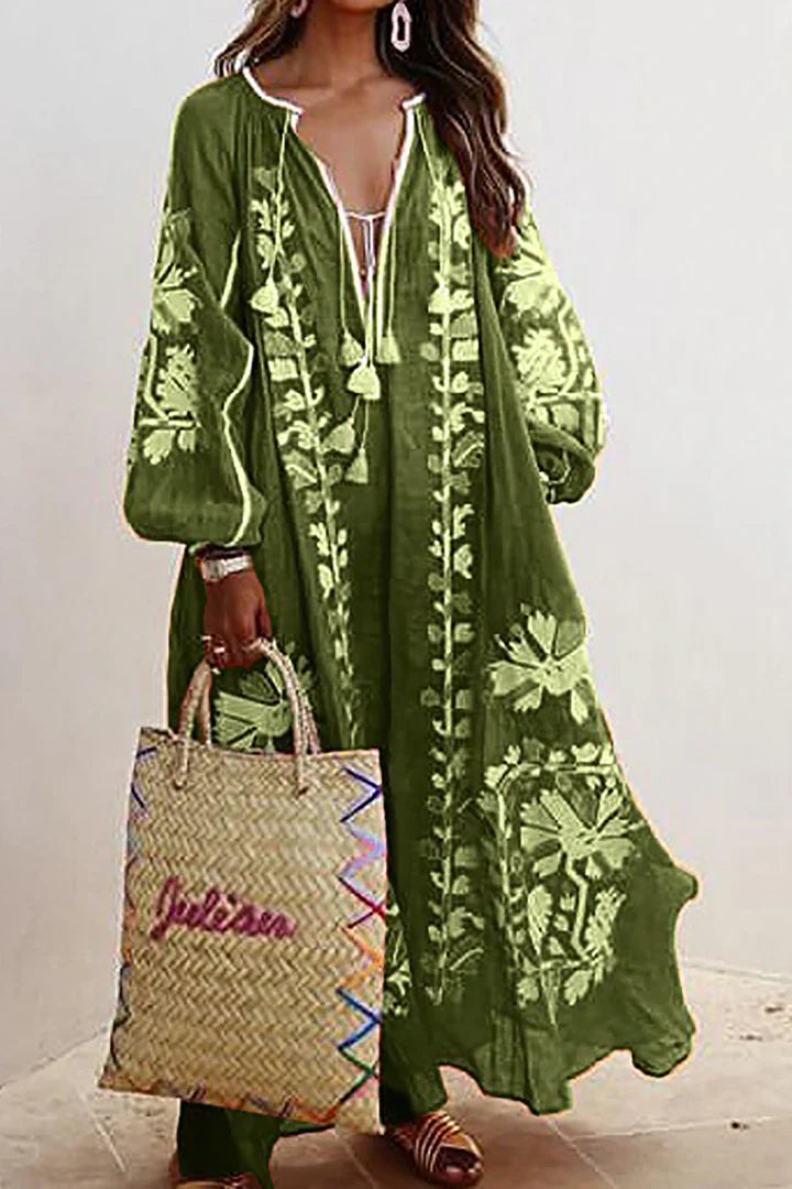 Bohemian Floral Dress