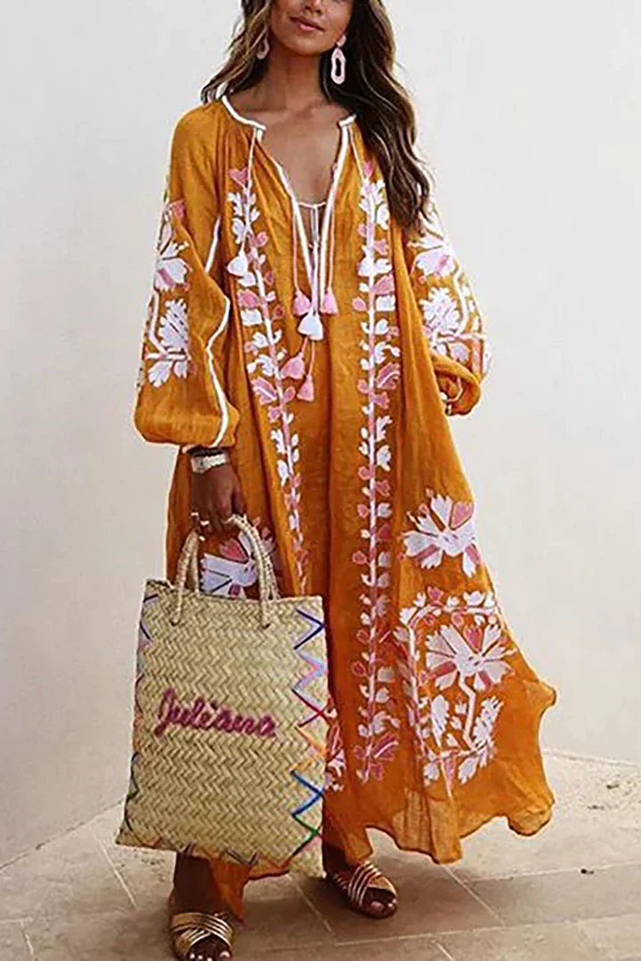 Bohemian Floral Dress