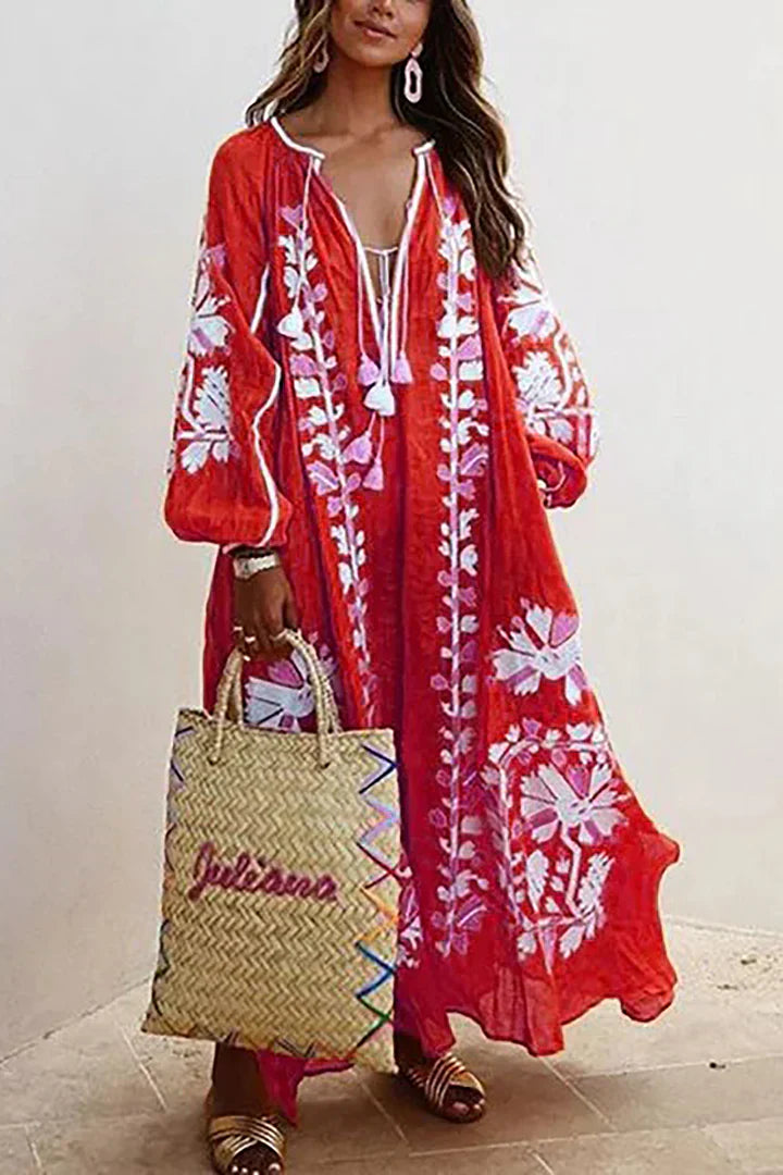 Bohemian Floral Dress