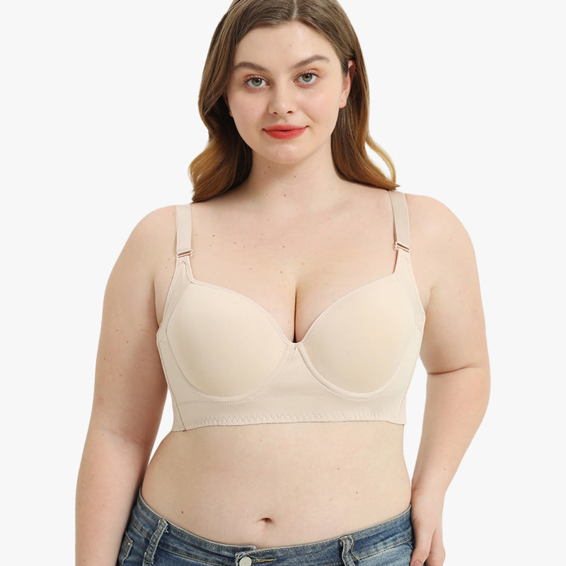 Push up Back Smoothing Bra for Invisible Support for Women