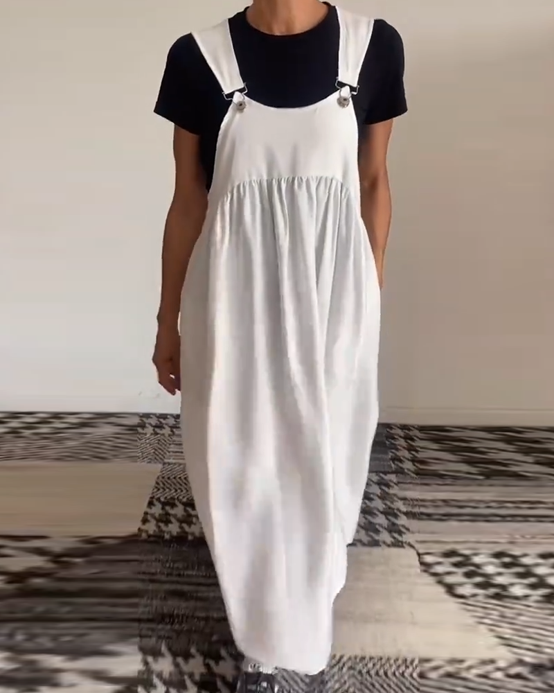 Casual Solid Suspenders